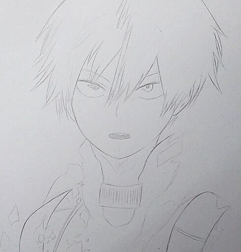 Dibujando A Todoroki Video Y Proceso Anime Amino