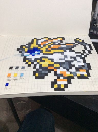Solgaleo Pixel Art Pokemon Facile