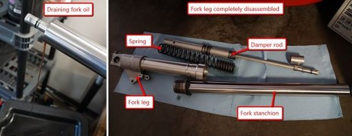 Motorcycle bent fork repair cost Clearance