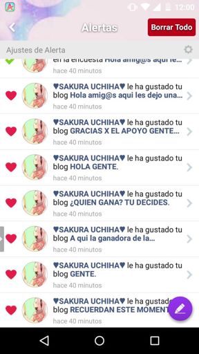 Muchas Gracias Sakura Uchiha Por Tu Apoyo Naruamino Amino