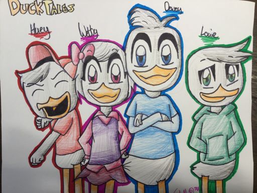 Huey Dewey Louie And Webby Duck Tales Amino