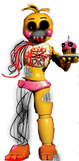 toy chica beak
