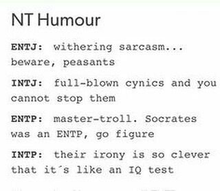 Mbti humor