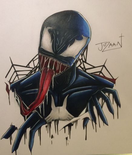 Venom Anime Drawing (Spiderman) | Anime Art Amino