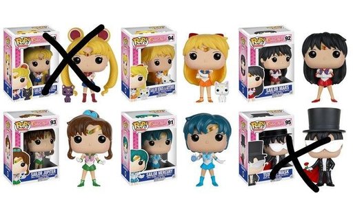sailor moon funko pop list