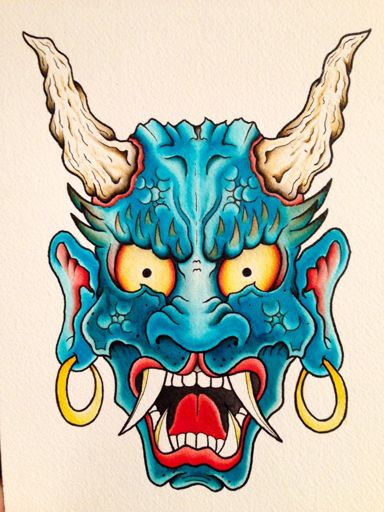 Japanese Inspired Oni/Demon | Art Amino