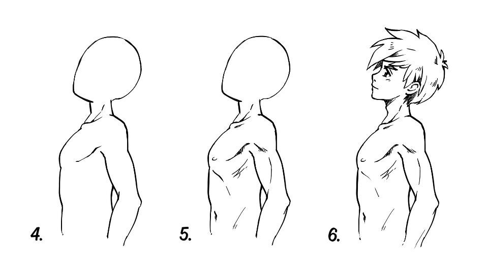 Como Dibujar Cuerpo Anime Hombre Reverasite