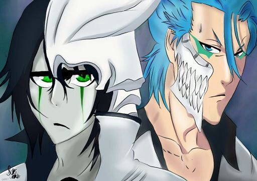 ulquiorra and grimmjow wallpaper