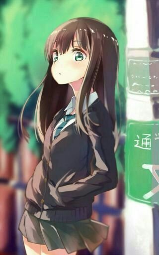 Anime braune haare