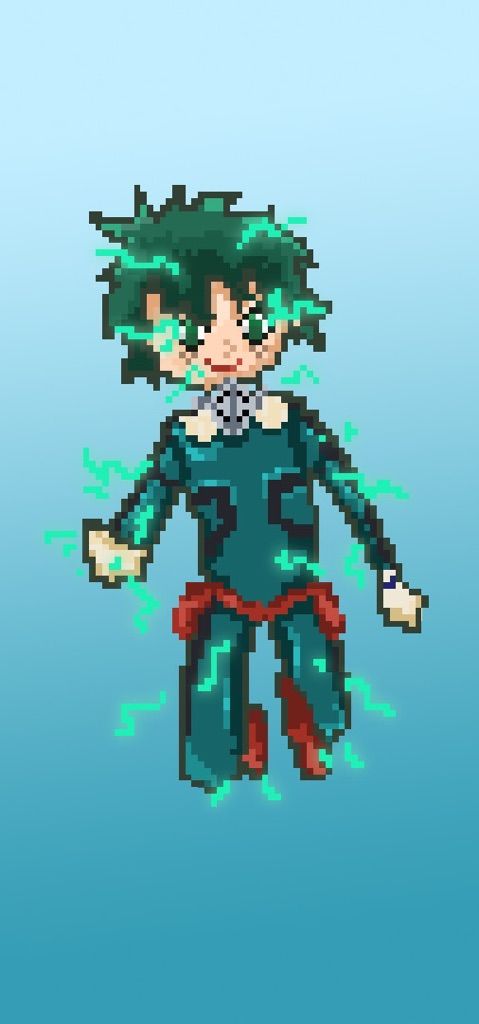 My Hero Academia Anime Pixel Art Pixel Art Easy Pixel Art Images