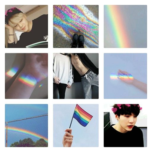 Rainbow Yoonmin Aesthetic YoonMin Amino Amino