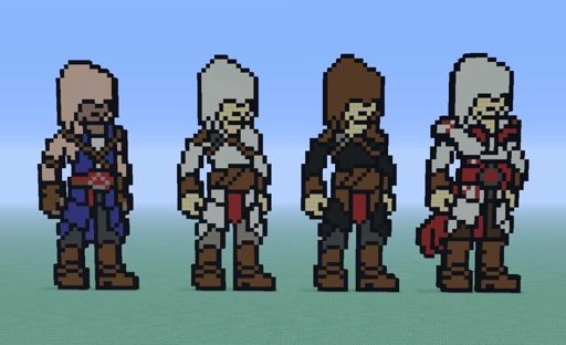 Assassin’s Creed Characters Pixel Art | Assassins Creed Amino