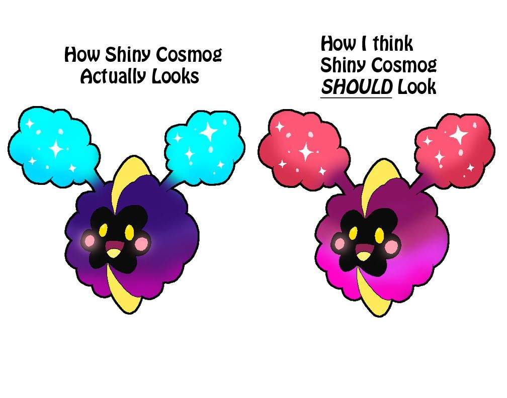 Random Arts Shiny Cosmog Fixing Drawing Shiny Pokemon Amino Amino