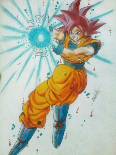 Dibujo de goku ssj dios | DRAGON BALL ESPAÑOL Amino Dibujo de goku ssj dios | DRAGON BALL ESPAÑOL Amino