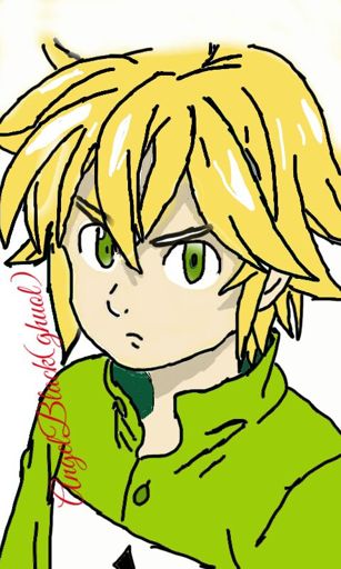 Mi Dibujo De Meliodas Digital Emejorado Nanatsu No Taizai Amino™ Amino