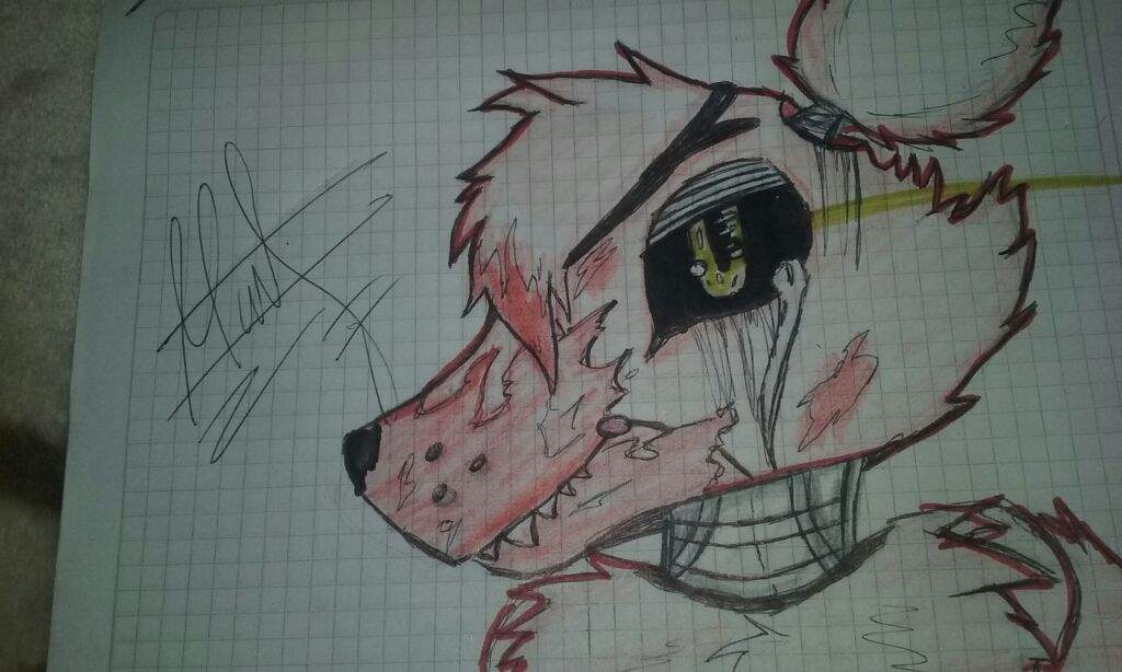 Dibujo de foxy Wiki FNAF Roleplay Español Oficial Amino