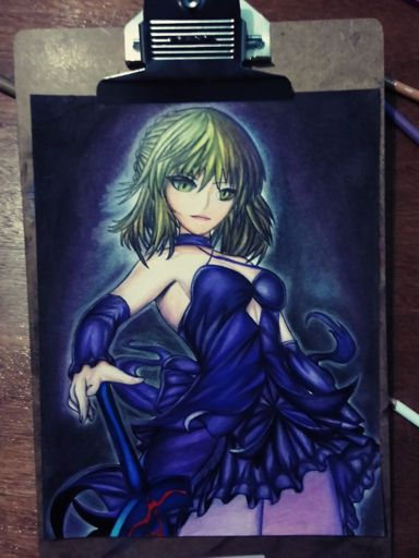 Alter Saber Pencil Anime Art Amino