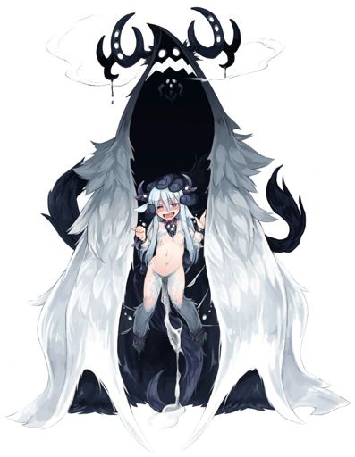 Animated Shoggoth Monster Girl - anime girl