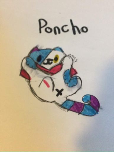 Poncho Pencil Sketch Neko Atsume Amino