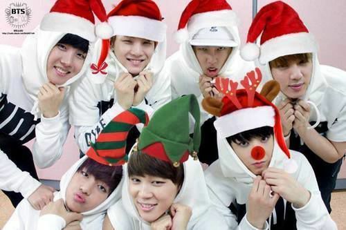 bts christmas hat