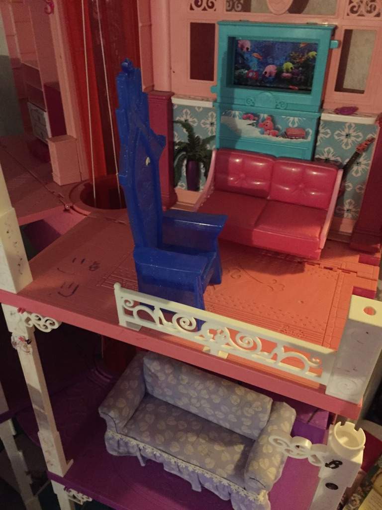 its my barbie house i got it   years ago its   bit broken but my