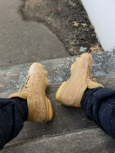 wheat 13s on feet