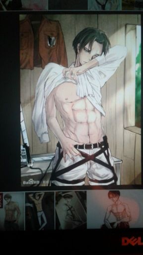 levi without shirt