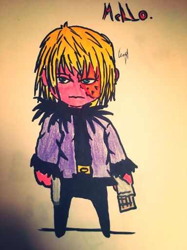 Chibi Mello Draw Death Note Amino