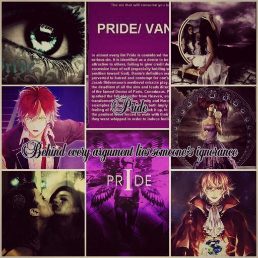 7 sins pride