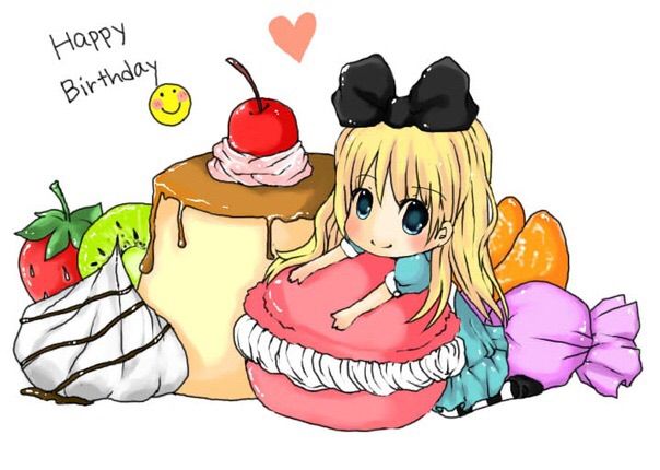 Поздравления С Днем Рождения Девушке Аниме