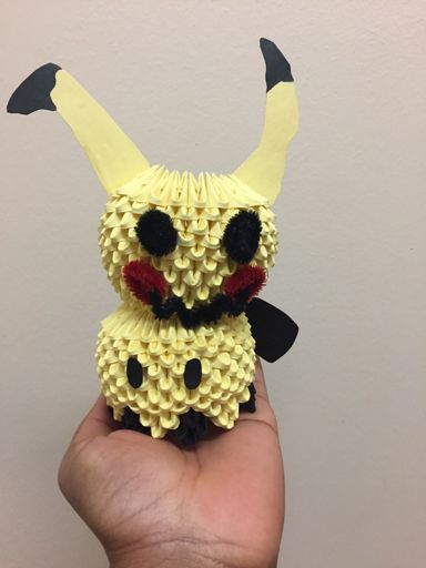 3d Origami Mimikyu 