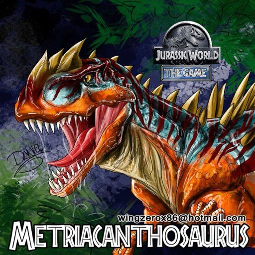 dinosaur king metriacanthosaurus