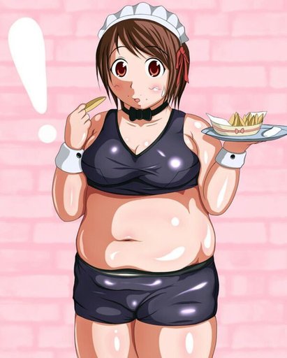 Outdoor chubby anime housewife
