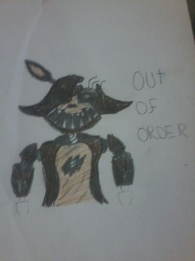 Un Peque O Dibujo De Mi Animatronico Favorito Me Gusta Todos Los Foxys