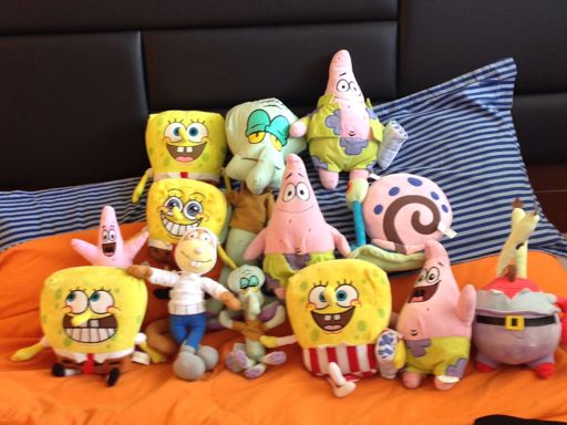 spongebob squarepants plush collection