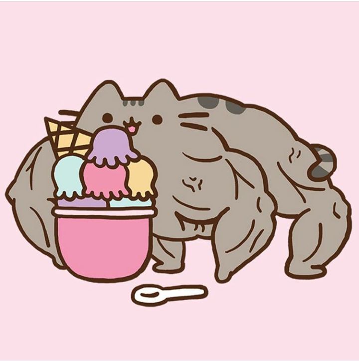 .MUSCULAR Pusheen Cat. Wiki Roleplayers Safe Haven Amino