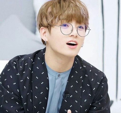 jungkook in round glasses