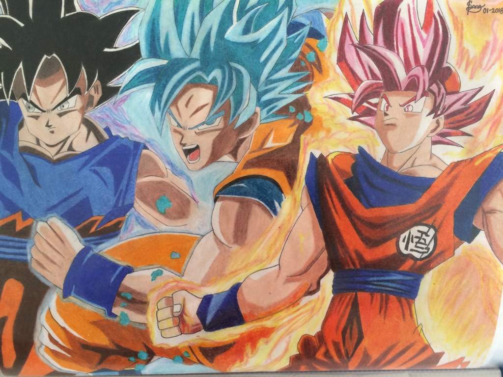 Goku Ssj Dios Blue Y Ultrainstinto Dibujarte Amino