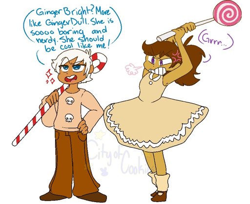 ginger brave x strawberry cookie