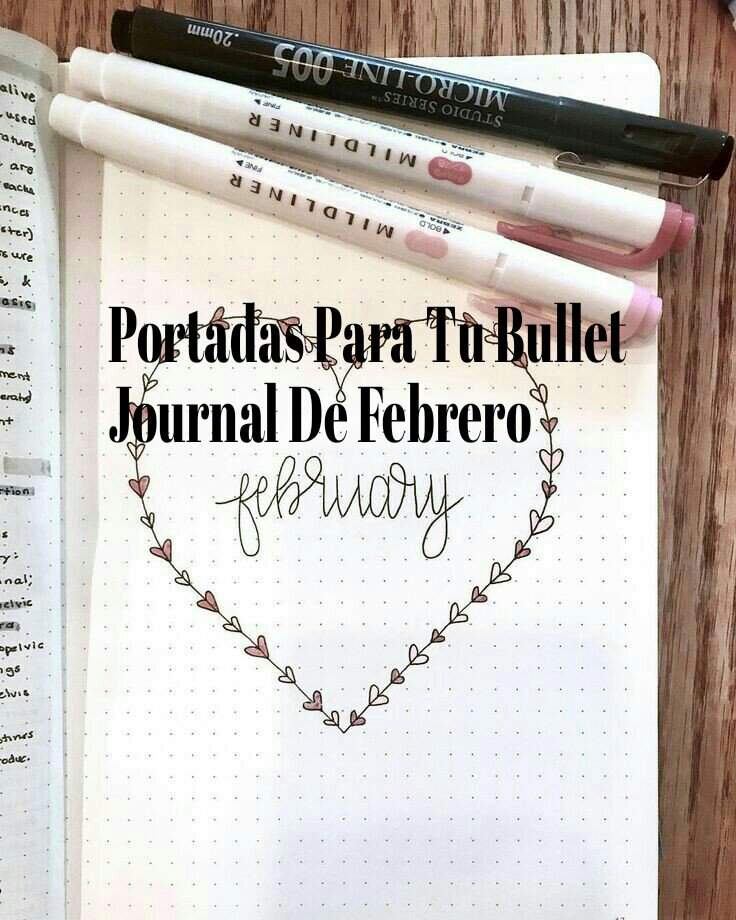 Portadas Para Tu Bullet Journal Febrero Bullet Journal Y Organizaci N