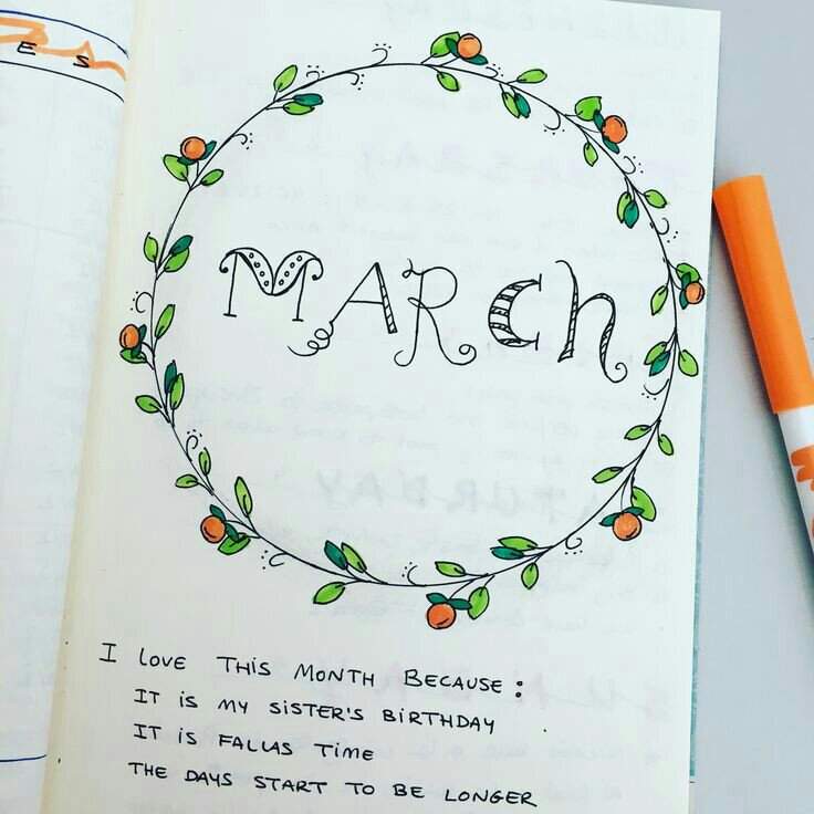 Portadas Para El Mes De Marzo Bullet Journal Y Organizaci N Amino