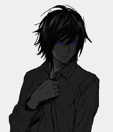 Anime guy with black hair