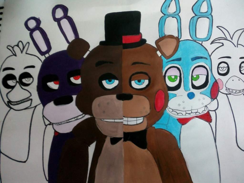 Mi Dibujo FNaF Amino Español Amino