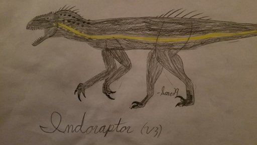 Indoraptor Drawing | Jurassic Park Amino