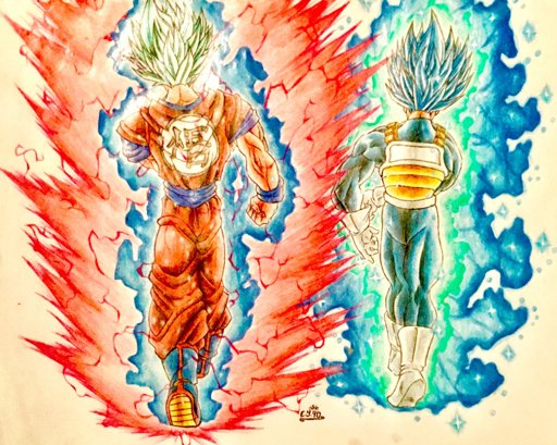 ⚡️goku Ssb Kaioken Y Vegeta Beyond Blue⚡️ 