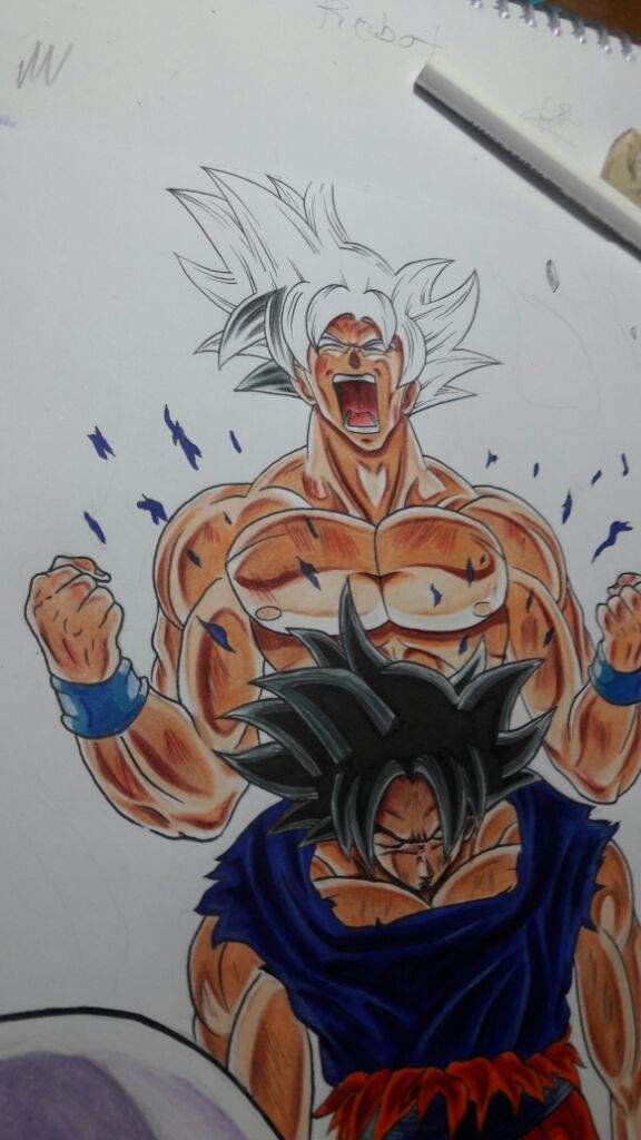 Dibujo De Goku Ultra Instinto Dominado Dibujarte Amino