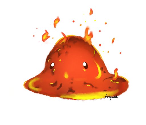 fire slime plush