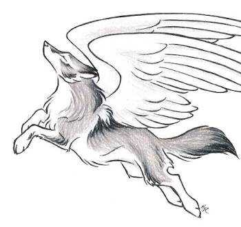 Featured image of post Wolf With Wings And Horns Here presented 55 wolf with wings drawing images for free to download print or share
