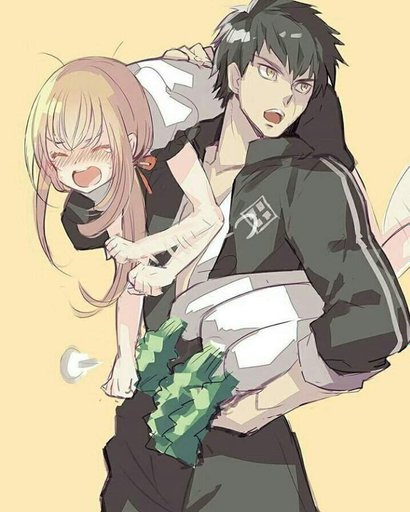 Anime carrying on back