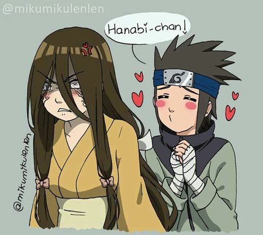 Konohamaru X Hanabi Naruamino Amino